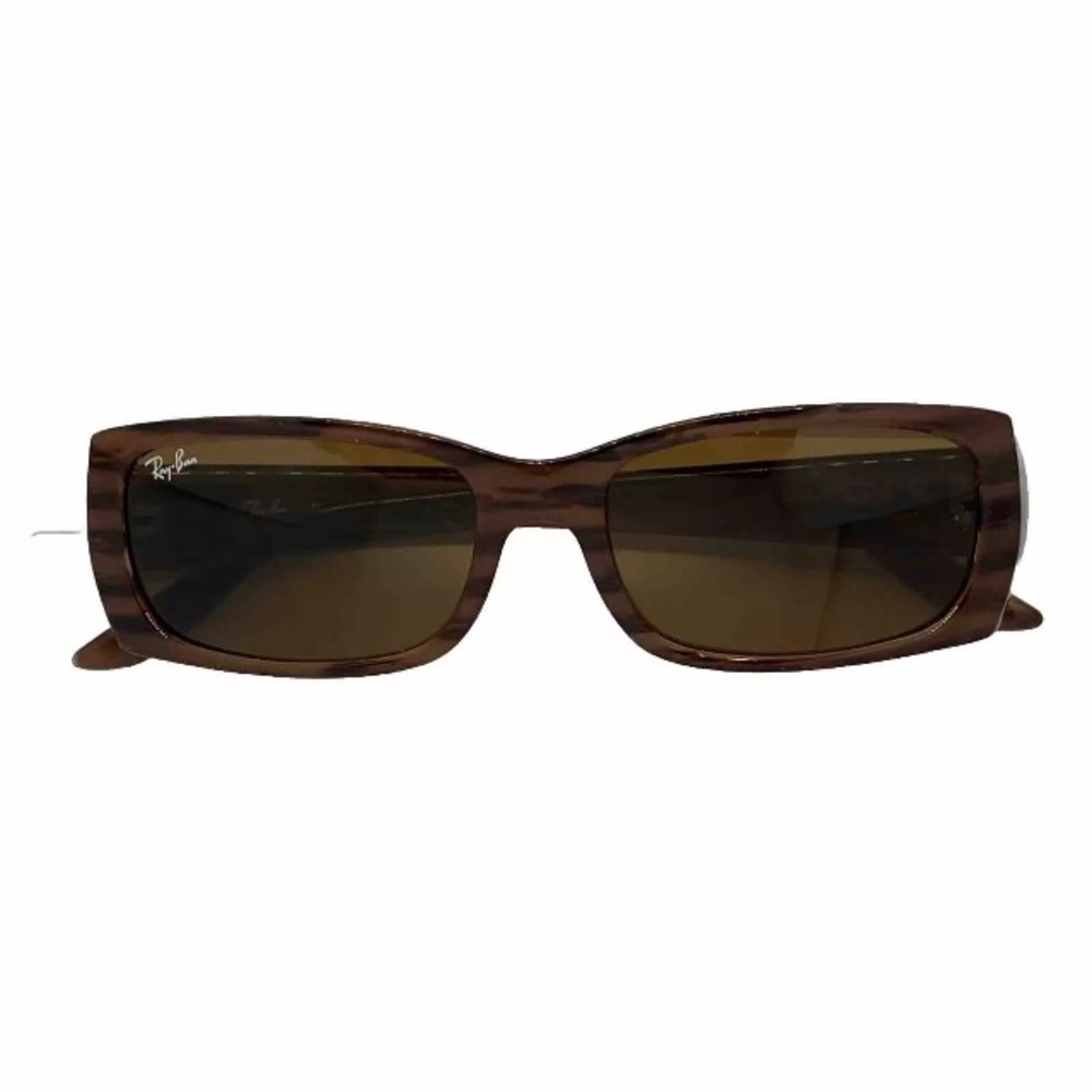 Ray-Ban Italy RB 4067 689 Brown Frame Plastic Sunglasses Brown Lenses Case Cloth - Picture 6 of 14